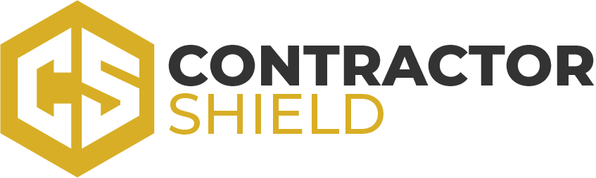 Asset 5contractor shield logo Gold